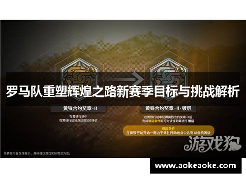 罗马队重塑辉煌之路新赛季目标与挑战解析